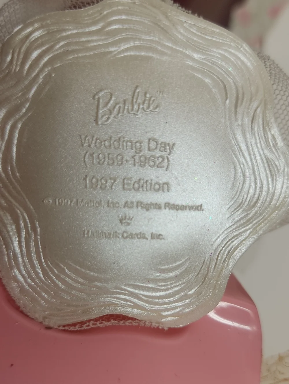 Barbie & Ken Wedding Day Set Keepsake Collector Dolls Ornament Handcrafted 1997